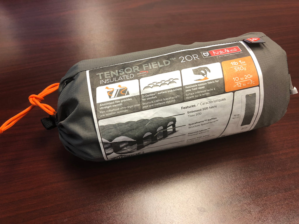 A Great Backcountry Sleep-Nemo Tensor Field 20R Sleeping Pad