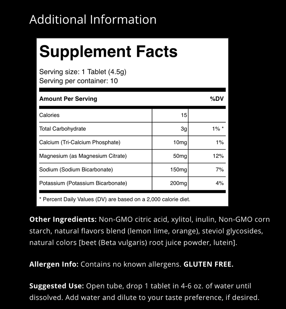 Adventure Athletics - K2 Effervescent Tablets