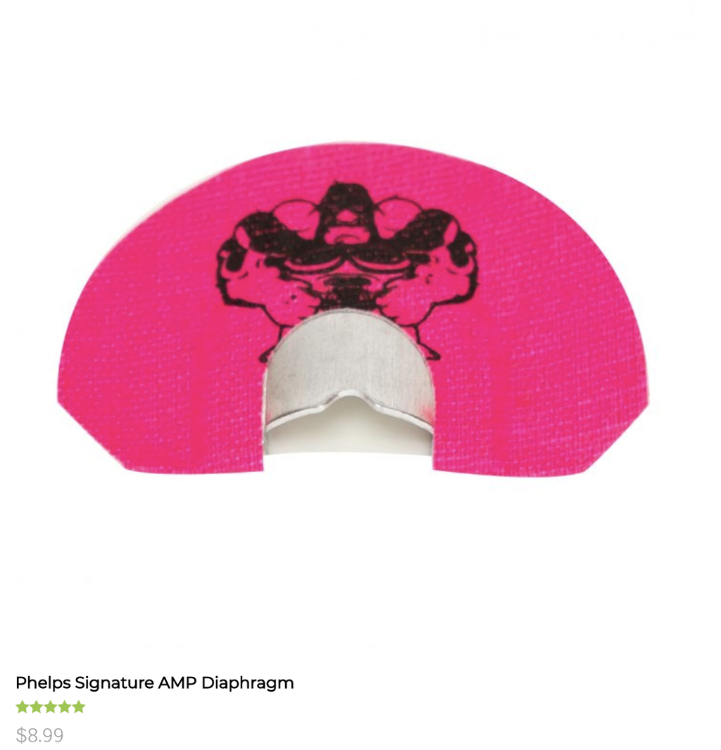 Pink SIGNATURE AMP DIAPHRAGM Phelps