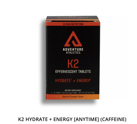 Adventure Athletics - K2 Tablets + Caffeine